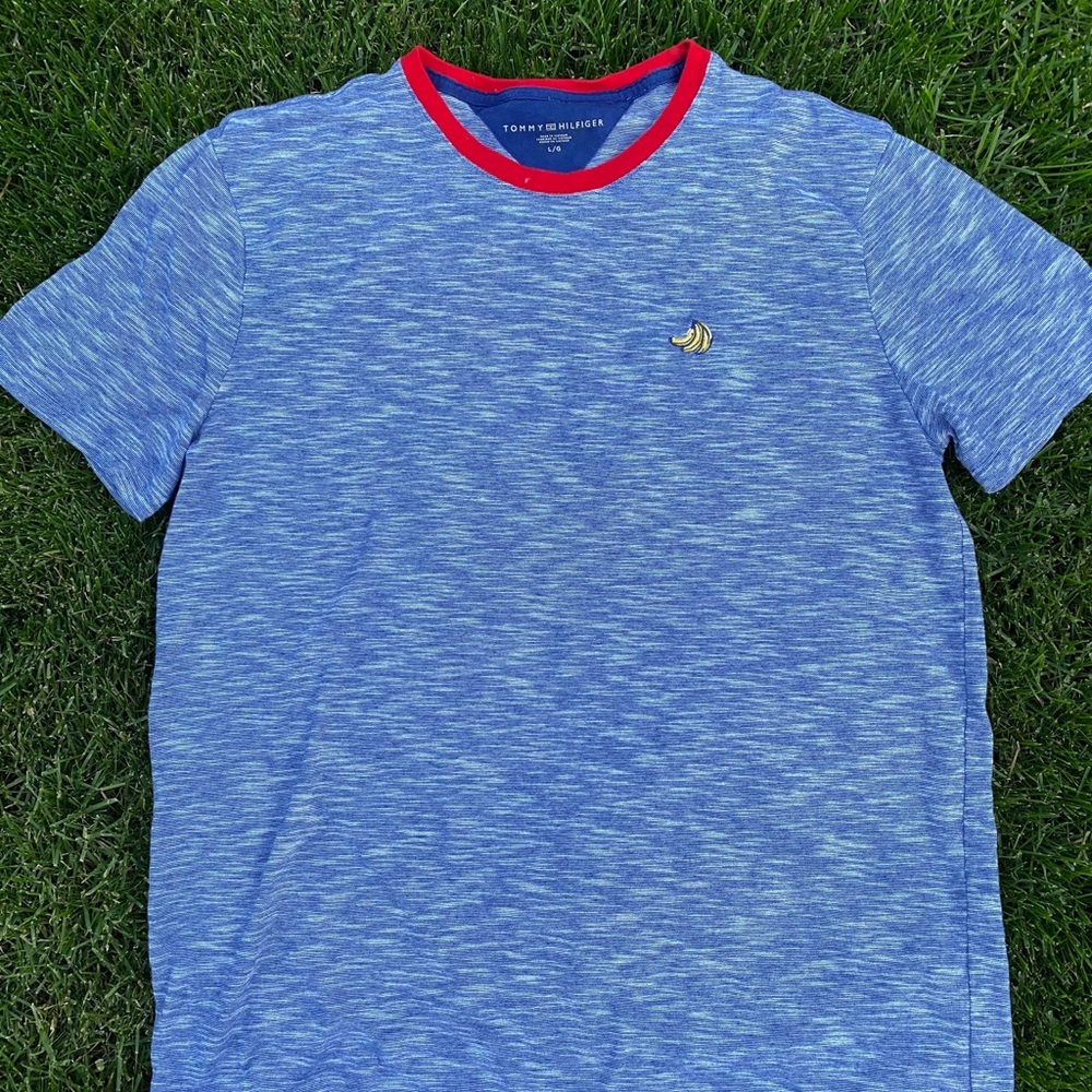 Tommy Hilfiger Mens Banana Embroidered Tee